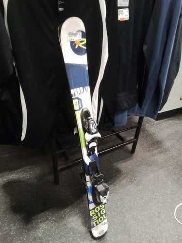 Used Rossignol Terrain 104 Cm Boys' Downhill Ski Combo