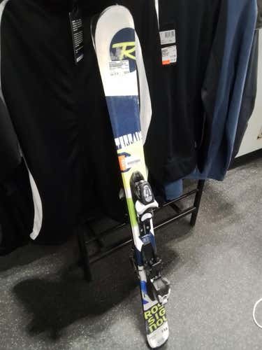 Used Rossignol Terrain 116 Cm Boys' Downhill Ski Combo