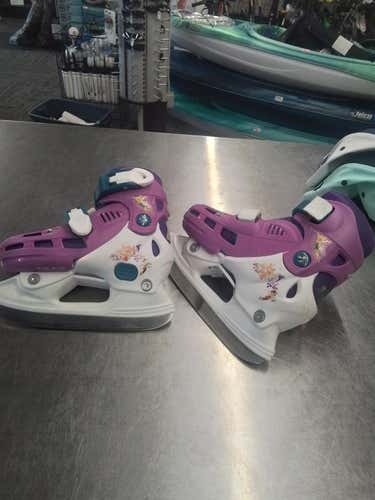 Used Frozen Kids Skates Adjustable Soft Boot Skates