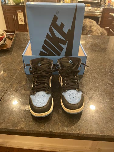 Blue Used Men's Air Jordan JORDAN RETRO 1 Shoes