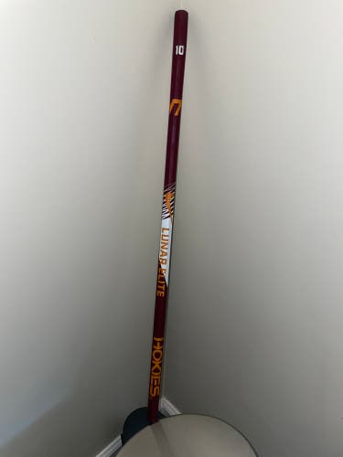 Pre-Owned VIRGINIA TECH HOKIES Team Issued Nike Lunar Elite Womens Lacrosse Shaft