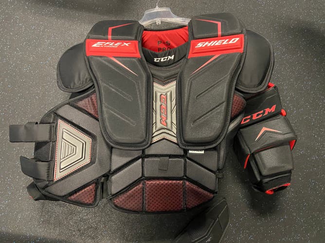 CCM E-Flex Extreme Shield goalie chest protector size sr small