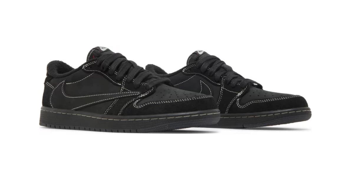 19.5㎝　TravisScott × Jordan1 BlackPhantom Buy Travis Scott x Air Jordan 1 Retro Low OG SP 'Black