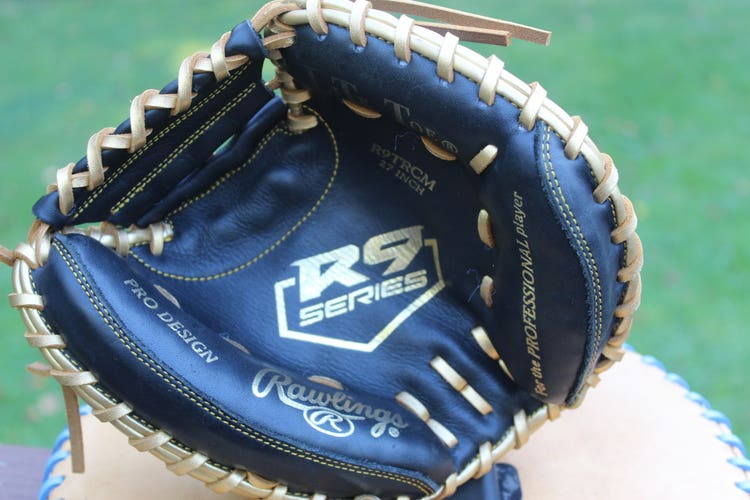 Used Catcher's Right Hand Throw Rawlings R9 27" Baseball Glove