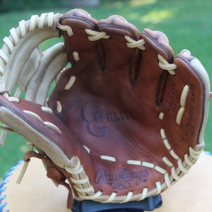 Used Infield Right Hand Throw Rawlings Gold Glove Elite Baseball Glove 11.25"