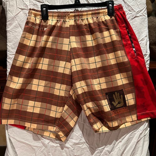 Tri-State Thanksgiving  Uncommon Fit Brown Used Men's  Shorts