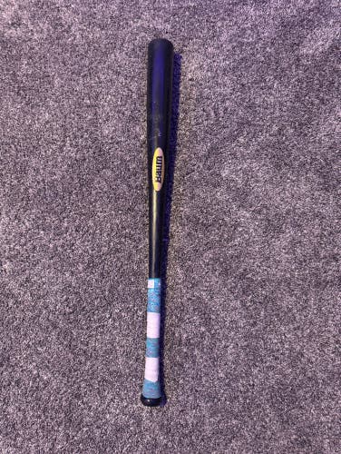 Used 2022 Baum BBCOR Certified Wood Composite 29.5 oz 32.5" Gold Stock Bat