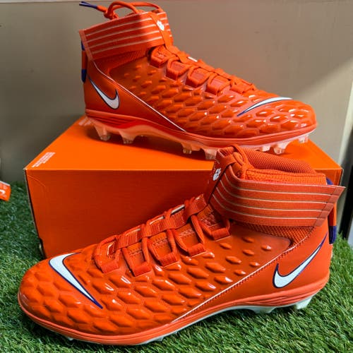 Nike Force Savage Pro 2 PE Clemson Team Issue Football Cleats Mens 15 CI9869-800