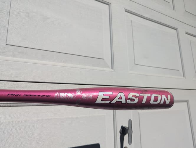 Used Easton Pink Sapphire Bat (-10) Alloy 17 oz 27"