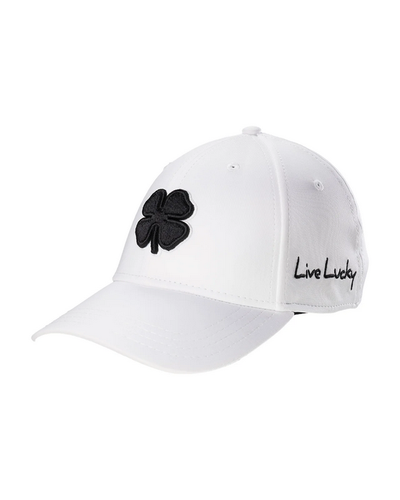 NEW Black Clover Live Lucky Premium Clover #1 Black/White Fitted L/XL Golf Hat