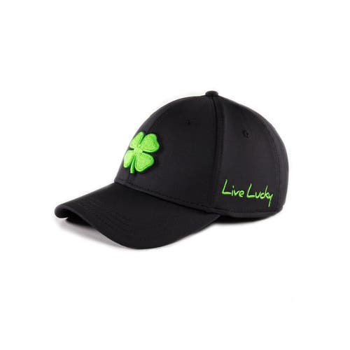 NEW Black Clover Live Lucky Premium #51 Clover Black/Green Fitted S/M Hat/Cap