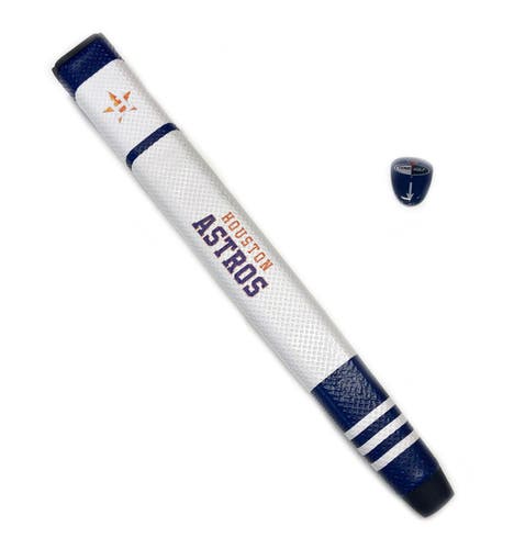 NEW Team Golf Houston Astros Blue/Orange/White Jumbo Putter Grip w/Marker