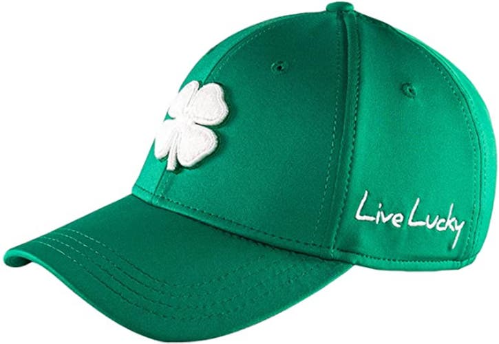 NEW Black Clover Live Lucky Premium Clover #58 Green/White Fitted S/M Hat/Cap