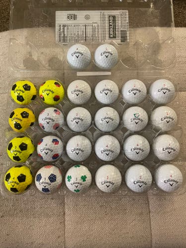 26 Callaway Chrome Soft Golf Balls