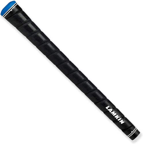 Lamkin Sonar+ Wrap Golf Grip (Black/Blue, Standard+) 60R 53g NEW