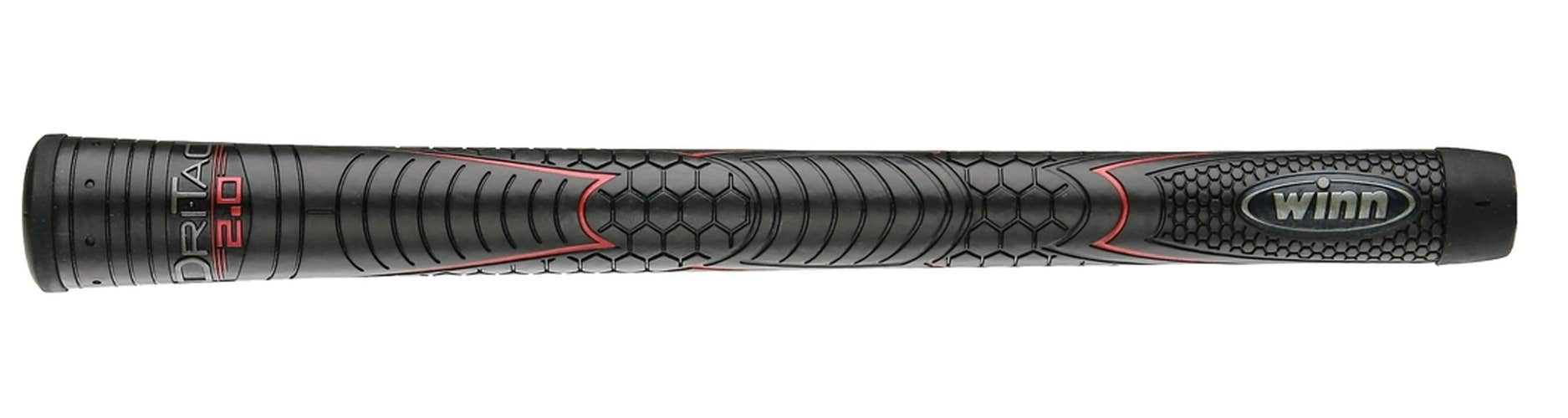 Winn Dri-Tac 2.0 Golf Grip (Standard, Jet Black) NEW