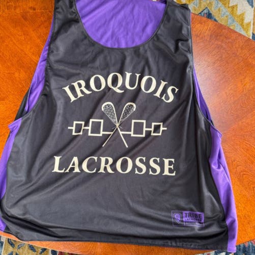 Brand New Iroquois Lacrosse Reversible Pinnie