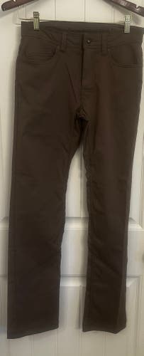 Prana brown slim fit pants. Size 28 waist