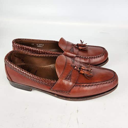 Allen Edmonds Maxfield Shoes Mens Size 12 D Leather Tassel Moc Toe Loafers 47716