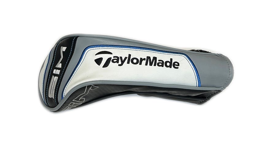 TaylorMade SIM Fairway Wood Black/White/Gray/Blue Headcover