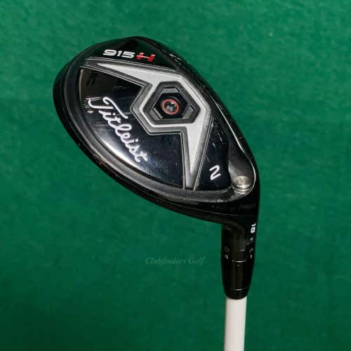 Titleist 915H 18° 2 Hybrid Aldila Rogue 95 MSI 85H Graphite Stiff