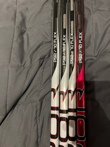 New 3x 70 Flex Right Handed P92 White/Gold & 1x Red Hyperlite2