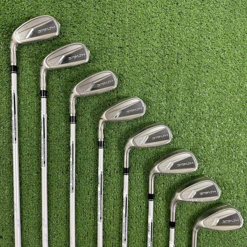 NEW Taylormade Stealth HD Iron Set 5-PW AW SW Aldila 45L Ladies Graphite Womens