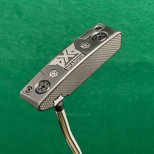 PXG Battle Ready Brandon Black 34.25" Double-Bend Milled Putter Golf Club W/ HC