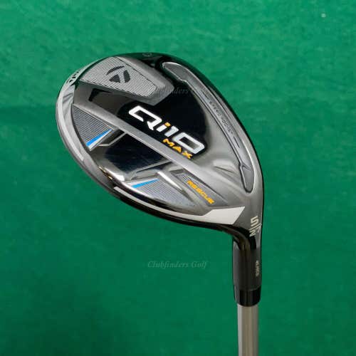 TaylorMade Qi10 MAX Rescue 27° 5 Hybrid Fujikura Speeder NX TCS 60-S Stiff W/Hc