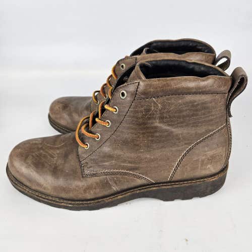 ECCO Holbrok Plain Toe Chukka Boot Men's Size: 47 / 14 Hydromax Clay Brown Boots