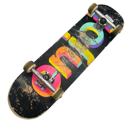 Used Black Skateboard