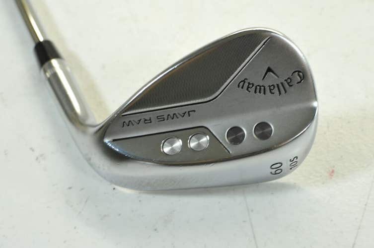 Callaway Jaws Raw Chrome 60*-10S Wedge Right KBS Tour-V 110 Stiff Steel # 180266