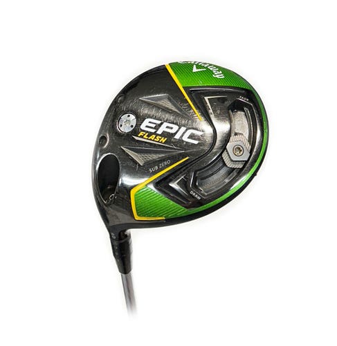 LH Callaway Epic Flash Sub Zero 9.0* Driver Even Flow Project X 5.5 55g Regular