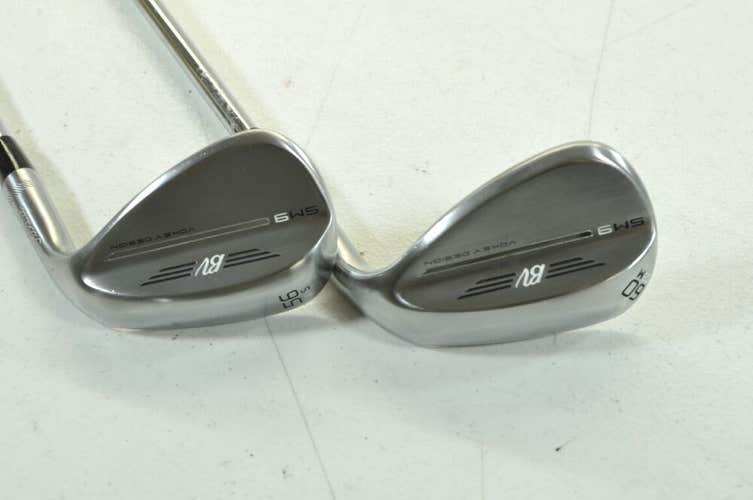 Titleist Vokey SM9 Tour Chrome 56*, 60* Wedge Set RH Accra 115i Steel # 180247