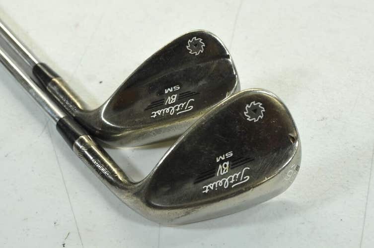 Titleist Vokey SM7 Brushed Steel 48*, 56* Wedge Set Right KBS Steel # 180404