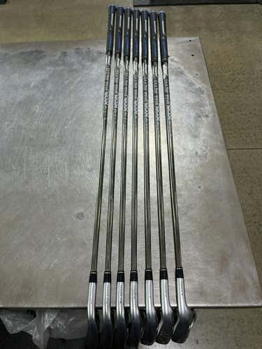 Used Callaway Apex Forged Cf16 5i-gw Aw Stiff Flex Graphite Shaft Iron Sets