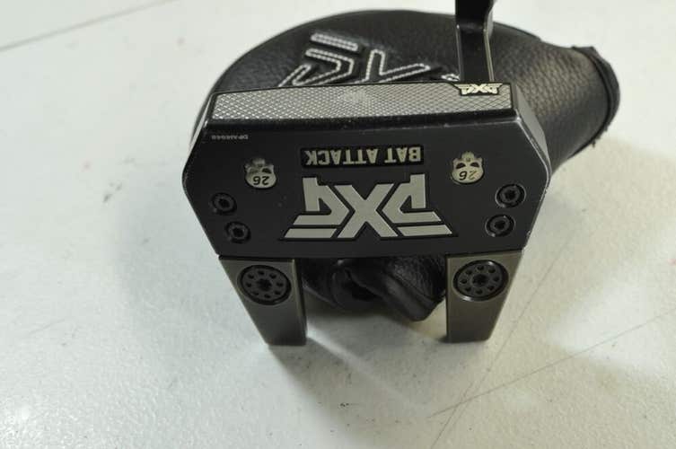 PXG Battle Ready Bat Attack 37" Putter Right Steel with Head Cover # 180175