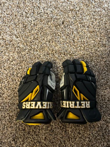 Black UMBC Helmet and Black gloves