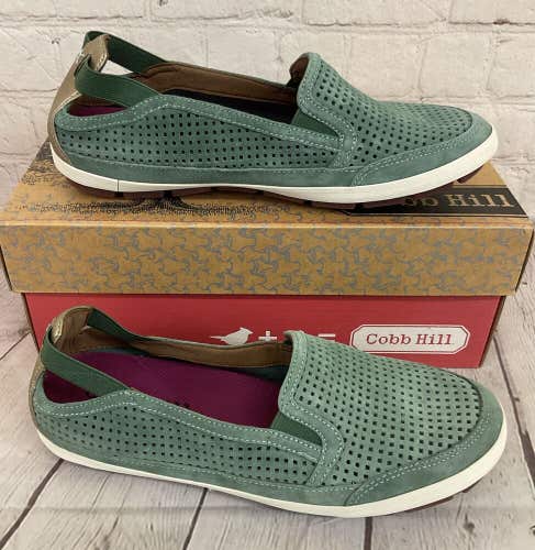 Rockport Cobb Hill CBY22MT Women's Tara-CH Slip On Flats Mint US 7.5 UK 5.5