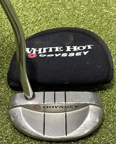 Odyssey White Hot Rossie Mid Mallet Putter 33" Inch w/ Matching Headcover #96484