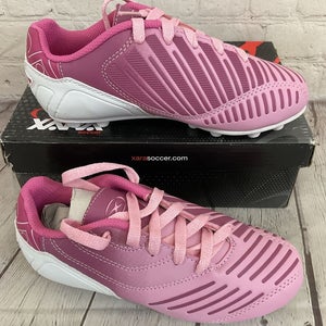 Xara 9506 Soccer Velocity Youth Soccer Cleat Shoes Colors Pink White US 1.5