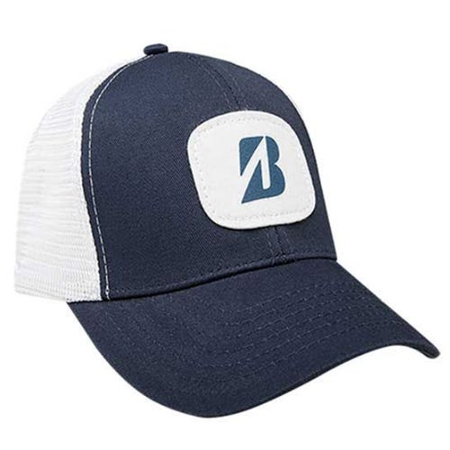 NEW Bridgestone Stretch Trucker Navy Snapback Adjustable Golf Hat/Cap