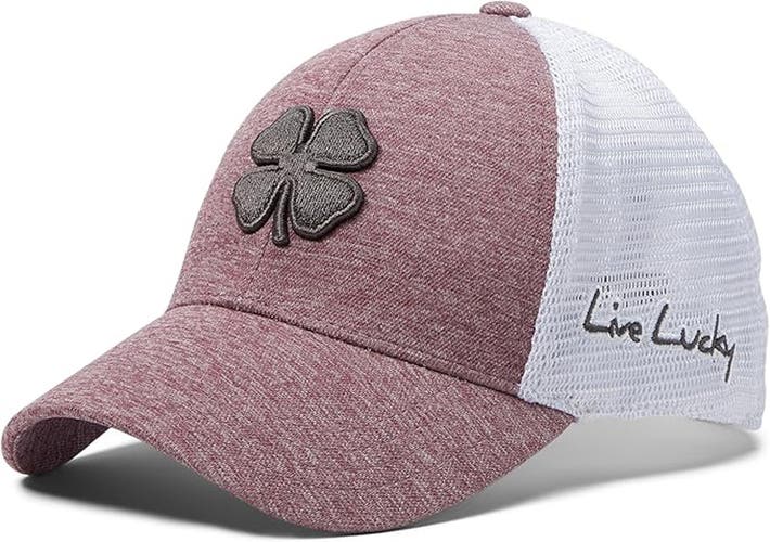 NEW Black Clover Live Lucky Perfect Luck 14 Maroon Fitted S/M Golf Hat/Cap