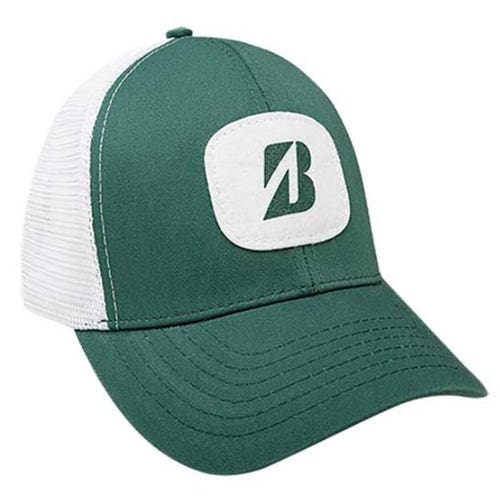 NEW Bridgestone Stretch Trucker Green Snapback Adjustable Golf Hat/Cap