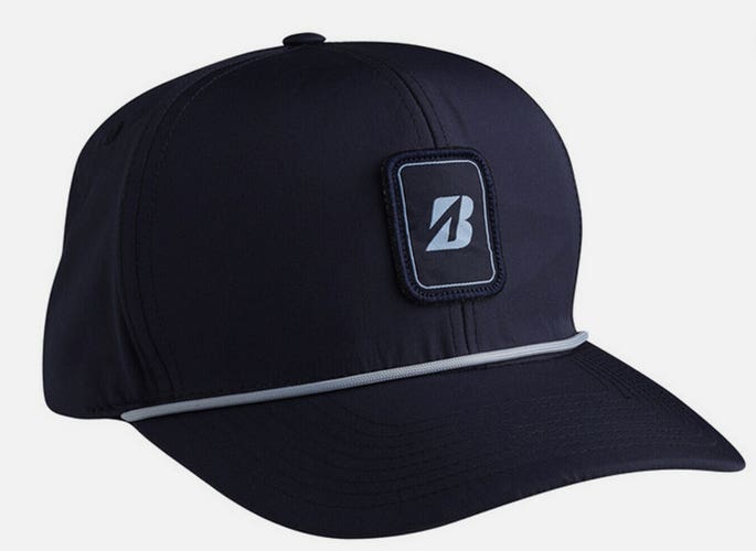 NEW Bridgestone Rope Collection Navy Adjustable Snapback Golf Hat/Cap