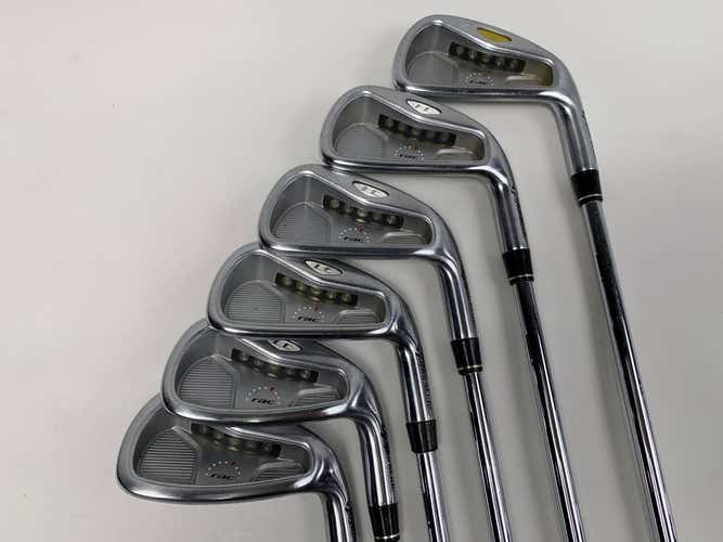 TaylorMade Rac LT 2005 Iron Set 4-9 T-Step Professional 110g Stiff Steel Mens RH