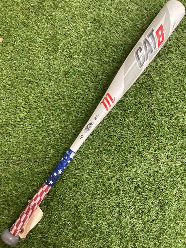 Used 2019 Marucci CAT8 Bat USSSA Certified (-8) Alloy 24 oz 32"