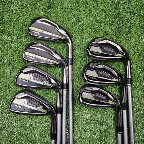 TaylorMade Rocketballz RBZ Max Iron Set 4-AW (No PW) KBS Satin 90g Stiff Steel