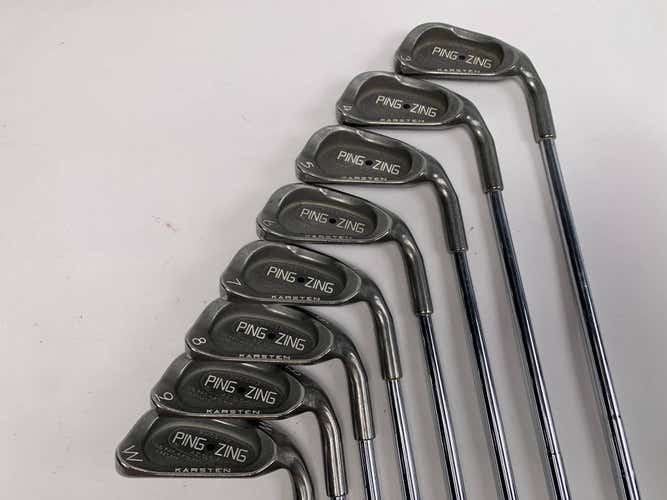 Ping Zing Iron Set 3-PW Black Dot Karsten KT-M Regular Steel Mens RH