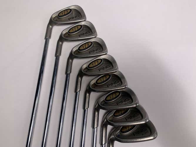 Ping i3 Blade Iron Set 3-PW+UW (No 8) Blue Dot 1* Up Cushin JZ Regular Steel LH